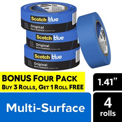 ScotchBlue Original Painter's Tape, Blue, 0.94 in x 60 yd, 2 Rolls