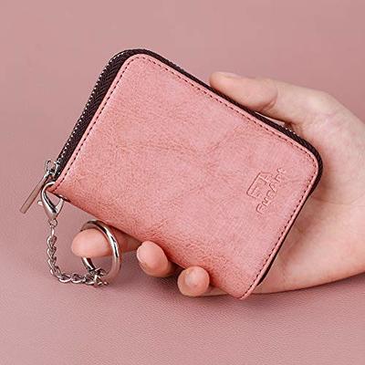 Mens Womens Wallet Credit Card Holder Leather RFID Blocking Zipper Pocket  Purse