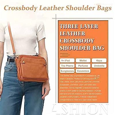 Dfcdcoo Gpmsign Crossbody Bag - Gpmsign Women's Crossbody Leather Shoulder Bags and Clutches