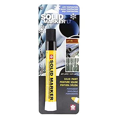 SAKURA Solid Paint Markers with Twist Up Tip - Low Temperature Permanent  Marker Pens - Window, Wood, & Glass Marker - Black Paint - 3 Pack