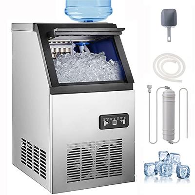 VEVOR Built-In Commercial Ice Maker Stainless Steel Restaurant Ice Cube Machine