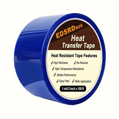 2 Rolls Heat Tape High Temperature 15mmx33m(108ft) Sublimation