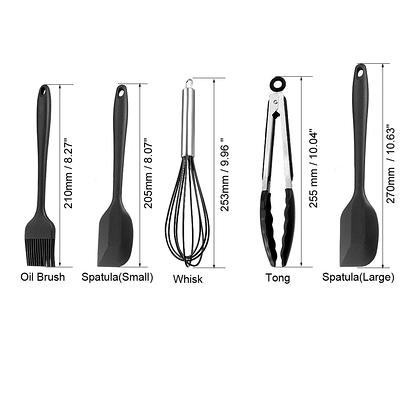 MegaChef Silicone Cooking Utensils Assorted Set Of 12 Utensils - Office  Depot