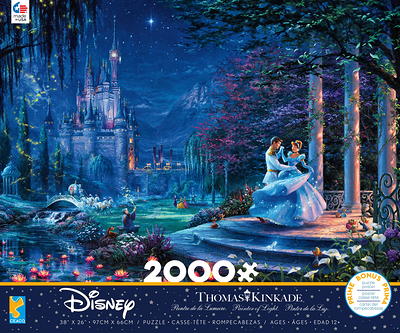 Ceaco 2000-Piece Thomas Kinkade Disney Mickey and Minnie