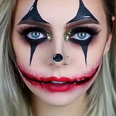 Liquid latex Halloween makeup
