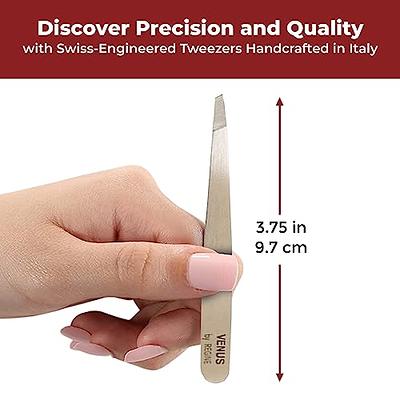  Slant Tweezers For Women And MenSplinter Ticks, Facial,  Eyebrows And Ingrown Hair RemovalSharp, Needle Nose, Surgical Tweezers  Precision Best Tweezers For Chin Hair And Plucking