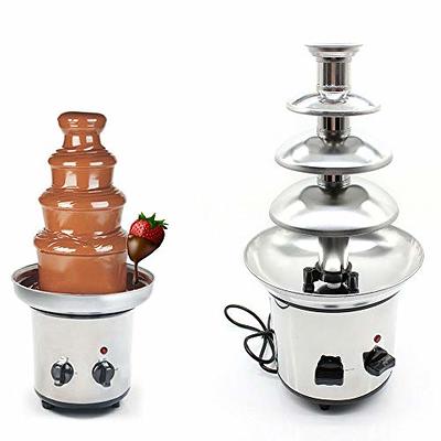 3 Tiers Chocolate Fondue Fountain Machine for Party Wedding Home