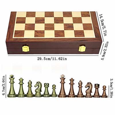 Toy Time Chess Set with Folding Wooden Game Board (Chess) in the Board  Games department at