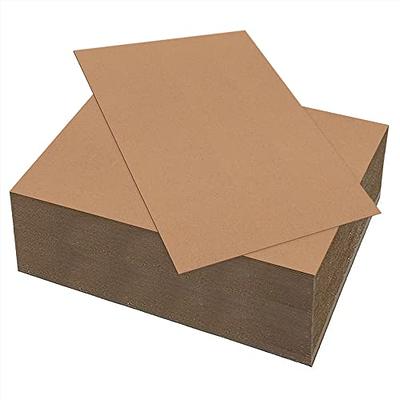 8.5 x 11 White Chipboard - Cardboard Medium Weight Chipboard Sheets - 25 per Pack.