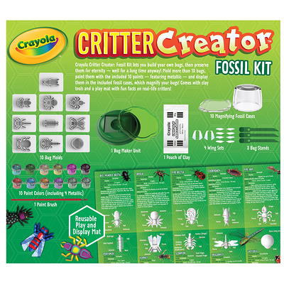 Crayola Metallic Clay Art Kit with Paints, Fossil Molds, Holiday Toys,  Stocking Stuffers Ages 7+ - Yahoo Shopping
