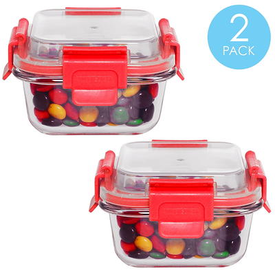 ALKOVA Transparent Food Storage Container with Lid for Kitchen