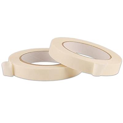 Lichamp 2 Pack Black Painters Tape 1 inch, Black Masking Tape 1 inch x 55  Yards x 2 Rolls (110 Total Yards)