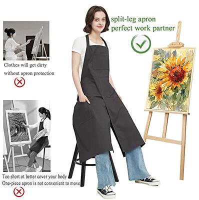 SPLIT LEG APRON