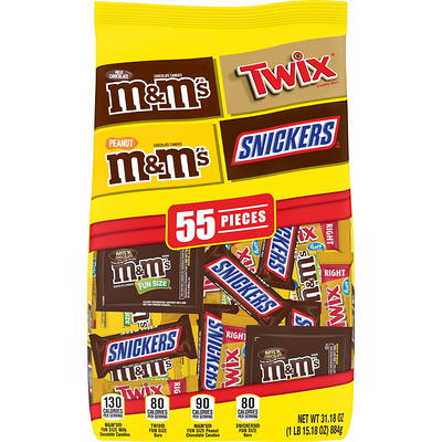 m&m’s Milk Chocolate Candies Fun Size, Perfect for Egg Hunts, Easter, 10.53  oz.