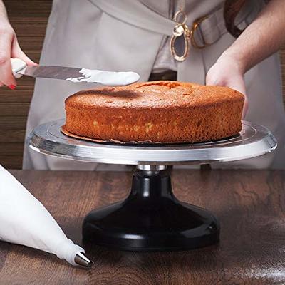 Cake Stand Uten 12 Inches Aluminium Cake, Cake Turntable, Cake Spinner,  Decorating Display Standble, Easy to use Revolving, Made of Aluminium Alloy  Material of Food Grade, 7.5'' Base, Polish Plate - Yahoo Shopping