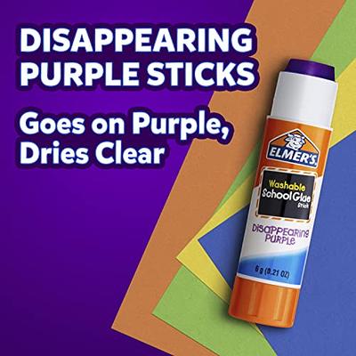 Elmer's E524 0.77 oz. Disappearing Purple School Glue Stick