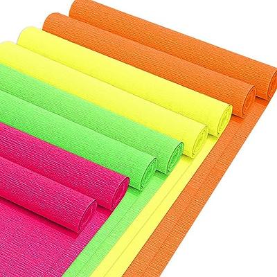 Whaline 8 Rolls 65.6ft Crepe Paper Streamers 25 x 250cm Fluorescent Party  Streamers 4 Colors Neon Crepe Paper Roll Decorative Craft Streamer for DIY  Gift Wrapping Paper Crafts Room Wall Decoration - Yahoo Shopping