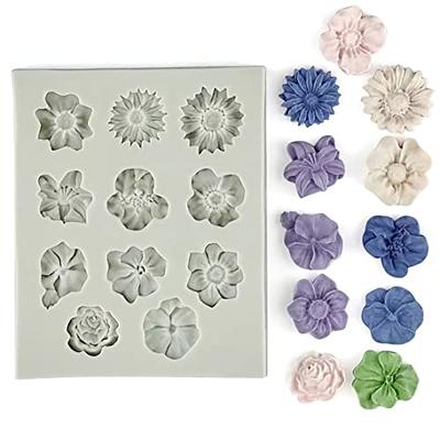 Flowers Silicone Mold Chocolate Mini For Fondant Polymer Clay Flower Resin  Cupcake Decor - Yahoo Shopping