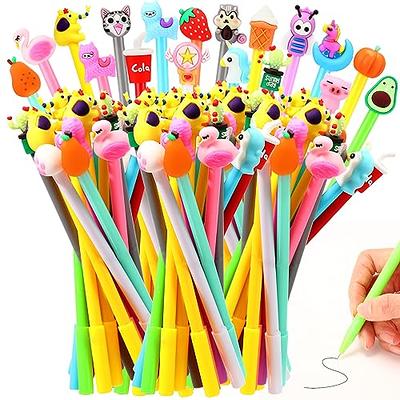 IFINTECHNO 64 pcs in 1 Washable Coloring Markers Set with A Portable Unicorn  Pen Case for