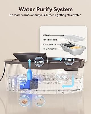 Neareal Dog Water Fountain Dispenser for Large Dogs: Automatic