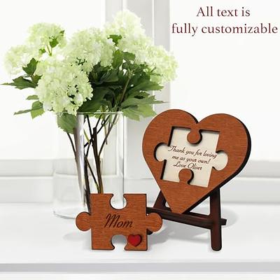 Custom Step Mom Gift Ideas - Personalized Bonus Mom Gifts from Daughter,  Christmas Gift for Mother in Law, Other Mom Mothers Day Gifts, Second Mom  Gifts Birthday, Thanksgiving Present Puzzle Piece 