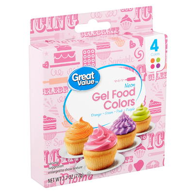 Great Value Gel Food Colors, Classic - 2.7 oz