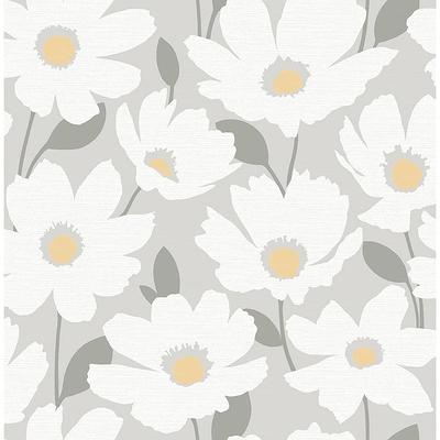 Dacre Pink Floral Paper Peelable Roll (Covers 56.4 sq. ft.) 2900