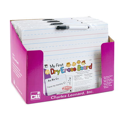 Flipside Dry Erase Board, 12 x 9.5,White, 12/Pack