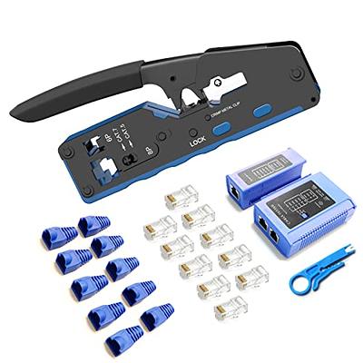 Datacomm Electronics 50-6623-WH-KIT Flat Panel TV Cable Organizer Kit With  Duplex Power Solution 