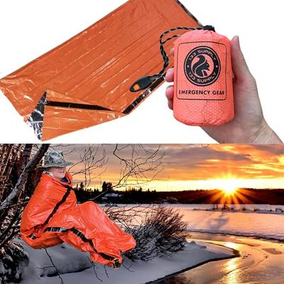1 Emergency Sleeping Bag Survival Bag Emergency Blanket Thermal Emergency  Bivy Sack Survival Gear Camping Hiking Outdoor Adventure Whistle Safety  Lightweight Portable Life Emergency Supplies Shelter - Yahoo Shopping