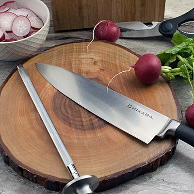 Gourmet Easy - Stainless Steel Blade Chef Kitchen Knife - 8 inches, Silver  