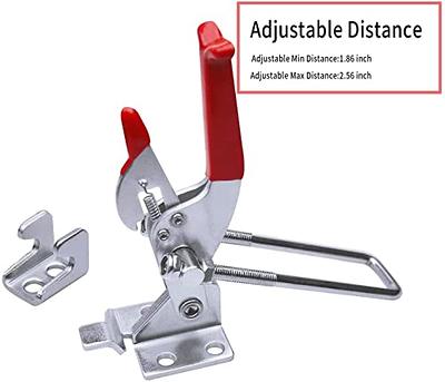 3-Pack 2000lbs Capacity Heavy Duty Toggle Clamps Adjustable Latch U Bolt Self-Lock Toggle Latch