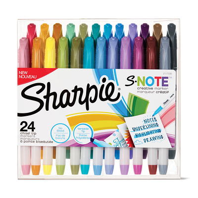 Sharpie S-Note Creative Marker Set, 12-Markers, Highlighter, Assorted Colors