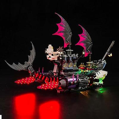 LocoLee LED Light Kit for Lego 71469 DREAMZzz The Nightmares Shark Ship  Lighting