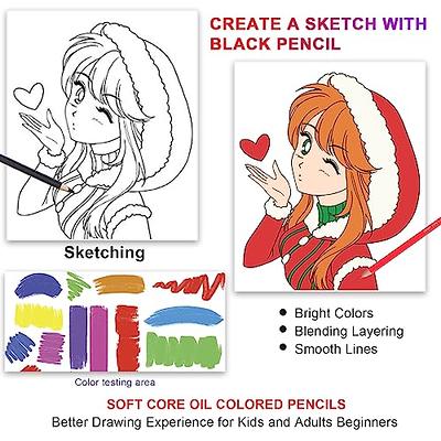 GOCOLORING Colored Pencils for Adult Coloring Book – 72 Soft Core Coloring  Pencils Set, Colored Pencils for Adults Beginners Kids Teens Artists  Coloring - Yahoo Shopping