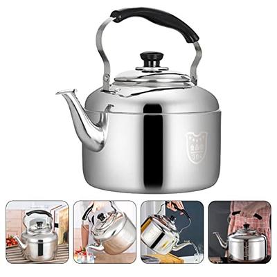 ELITRA HOME Stove Top Whistling Fancy Tea Kettle - Stainless Steel
