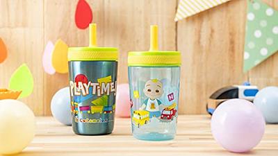 Zak Designs CoComelon Kelso Tumbler Set, Leak-Proof Screw-On Lid with  Straw, Bundle for Kids Includes Plastic and Stainless Steel Cups with Bonus  Sipper (3pc Set, Non-BPA), 15 fluid ounces - Yahoo Shopping