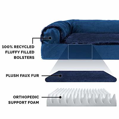 Furhaven Orthopedic Dog Bed for Large/Medium Dogs w/ Removable