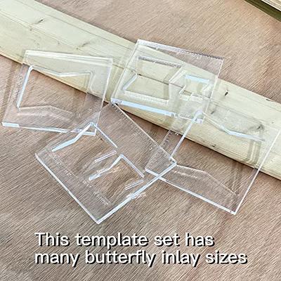 Monliful Pack of 4 Butterfly Inlay Template Set, Router Templates for  Woodworking,Router Jig Templates Decorative Templates - Yahoo Shopping