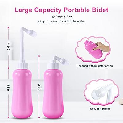 Portable Peri Bottle for Postpartum & Perineal Care: Easy@Home Handheld  Bidet Perfect for Personal Hygiene Cleaning & Travel Friendly | 380ml