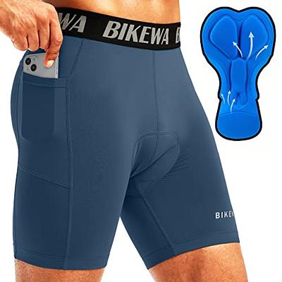  Mens 3D Padded Bike Shorts Cycling Underwear Mountain Biking  Bicycle MTB Road Riding Spinning Cycle Racing Biker Motorcycle Padding  Underpants For Men Side Pockets