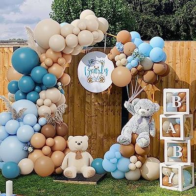 121Pcs Dog Paw Balloons & Bone Balloon Birthday Balloons Garland Arch Kit  for Boys Girls Bluey