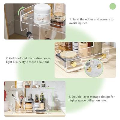 1/2 Pack Double Layer Under Sink Organizer Bathroom Under Sink Cabinet  Storage Multi-purpose Holder