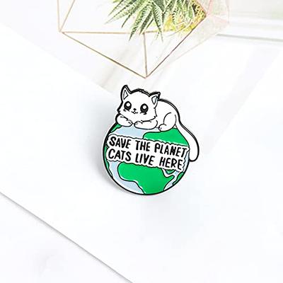 Cute Character Button Pins, Kawaii Cartoon Pinback Buttons, Animal Lapel  Pin, Round Metal Brooch, Backpack Pins for Student 