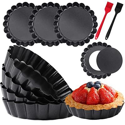 Shop Mini Cake Pans with Lids: Black Foil Baking Pans 4 Size: 8