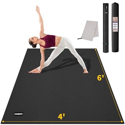 Gorilla Mats Premium Extra Large Yoga Mat – 9' x 6' x 8mm Extra Thick &  Ultra Comfortable, Non-Toxic, Non-Slip Barefoot Exercise Mat – Works Great  on Any Floor for Stretching, Cardio or Home Workouts, Exercise Mats -   Canada