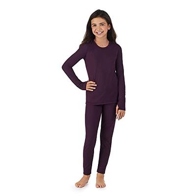 Rocky Thermal Underwear For Girls (Long Johns Thermals Set) Shirt & Pants,  Base Layer w/Leggings/Bottoms Ski/Extreme Cold (Heart - Medium)