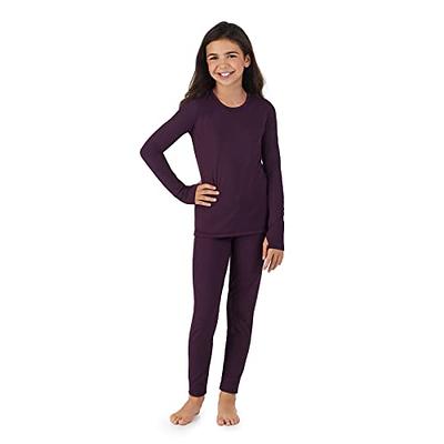 Girls' fleece thermal underwear