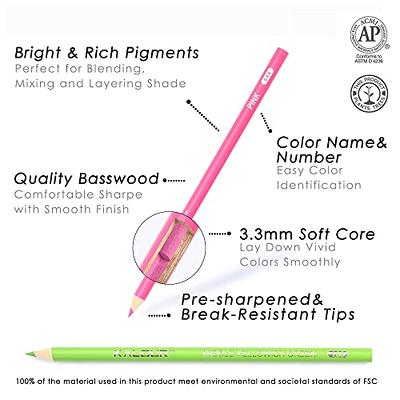 KALOUR Colorless Blender and Burnisher Pencils Set,Non-pigmented, Wax Based  Pencil,perfect for Blending Softening Edges,ideal for Colored Pencils,Art