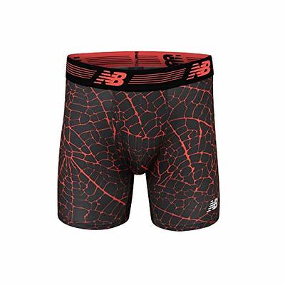  New Balance Men's 6 Boxer Brief Fly Front with Pouch